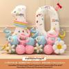Accessori fotografici per il 3° compleanno del bambino: Palloncini e Decorazioni Numeriche