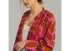 Ellichoi Nolita Printed Shirt Dress [Fuchsia]