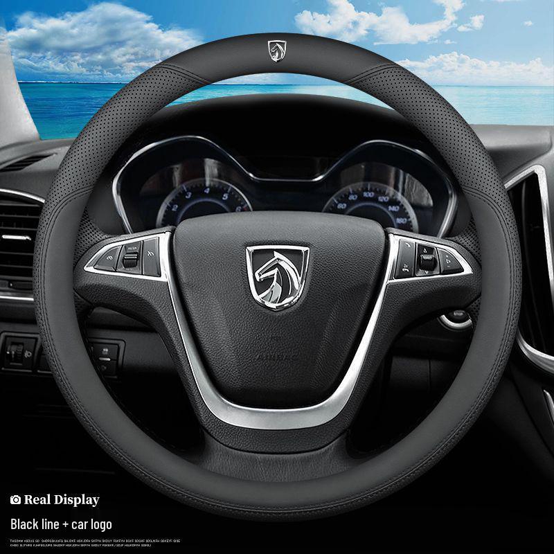 Baojun Genuine Leather Steering Wheel Cover for RS3, RM5, RS5, RC6, 510, 530, 360, 730, 560, 310W