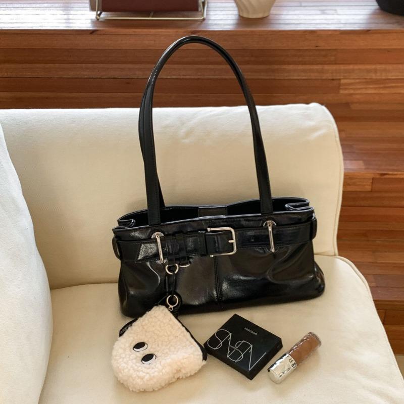 Niche trendy underarm bag women's retro belt portable small square bag fashionable versatile commuter shoulder bag women