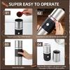 Portable Electric Conical Burr Coffee Grinders, Spice Grinder Electric, Bean Grinder,USB Rechargeable Coffee Maker Stainless Steel Coffee Bean