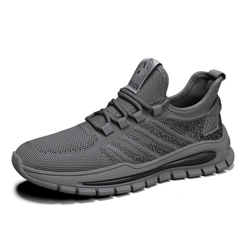 Men's Shoes Autumn Fashion Simple Men's Running Shoes Outdoor Daily Thick Sole Lightweight Mesh Breathable Sports Shoes