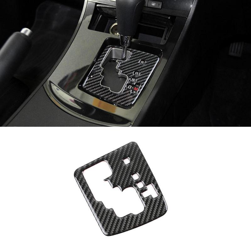 For Mazda 3 Axela 2010 2011 2012 2013 Carbon Fiber Car Styling Interior Gear Shift Panel Cover Frame Trim Sticker LHD/RHD