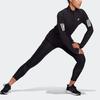 (WMNS) adidas Logo Stripe Printing Running Stand Collar Jacket Black Women's GC6642