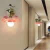 Chinese Style Wall Lamp Art Lotus Wall Lamp Originality Living Room Bedroom Tea Room Corridor Decorative Light