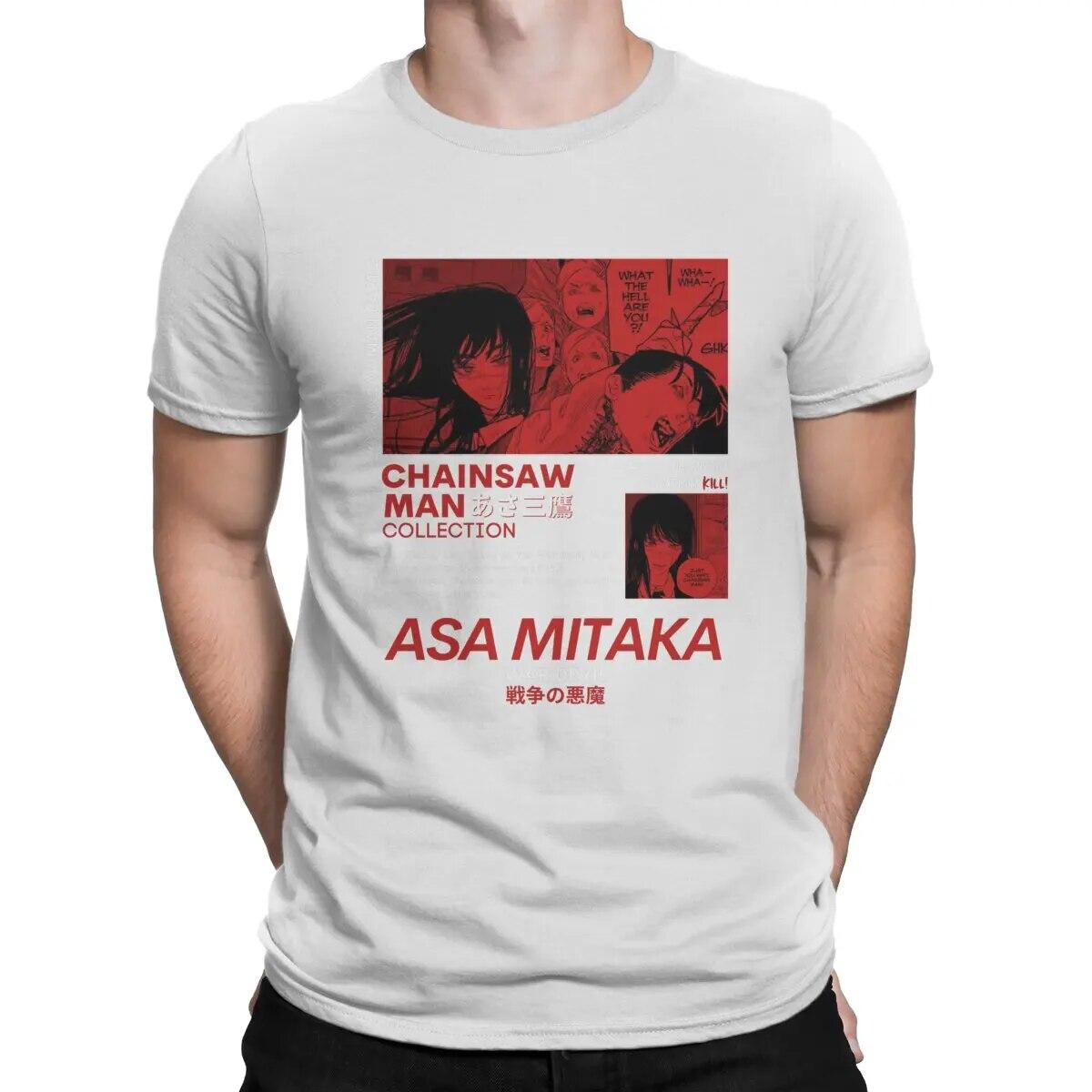 

Футболка унисекс с изображением бензопилы в стиле аниме Asa Mitaka War Devil Print Футболка унисекс унисекс эстетичные модные футболки больших размеров футболки Harajuku унисексga унисекс футболка 4XL