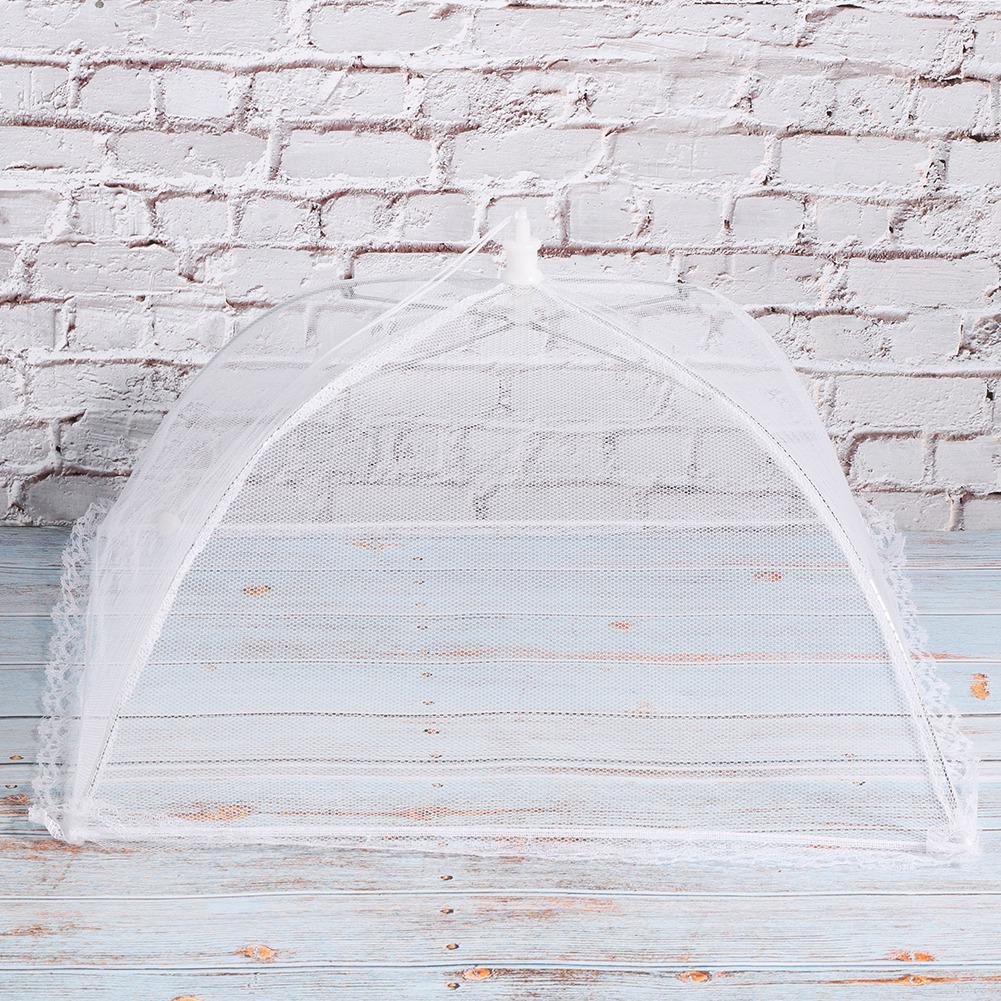 Foldable Household Food Umbrella Washable Mesh Food Cover Anti Fly Net Tent Kitchen Gadgets