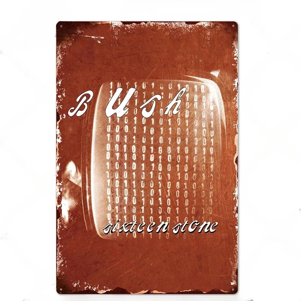 Rock Band Posters Decor Metal Signs Vintage Metal Tin Sign Plaque Metal Wall Plate Bar Club