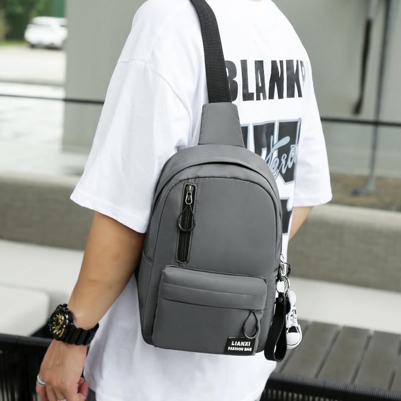 Men's Casual Bag Men's Bag Sports Small Backpack Trendy Brand Casual Trend Breast Bag Men's Sports Crossbody Bag Men's Breast Bag