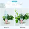 Dispositivo de riego automático por goteo ajustable para plantas en maceta y jardines en balcones.