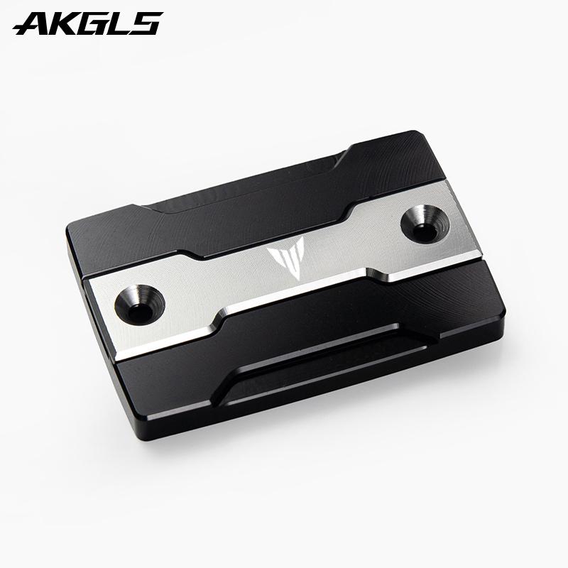 

Для Yamaha MT-07 MT07 mt07 FZ07 2014-мотоцикл с ЧПУ, передняя тормозная жидкость, крышка масляного бака главного цилиндра LOGO titanium