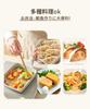 CAROTE Egg Roll Pan with Lid Wide Turner Glass IH Marble Easy to All Heat Warranty 1418cm + + Lid, Compatible, PFOA/PFOS Free, Coating, Non-stick,