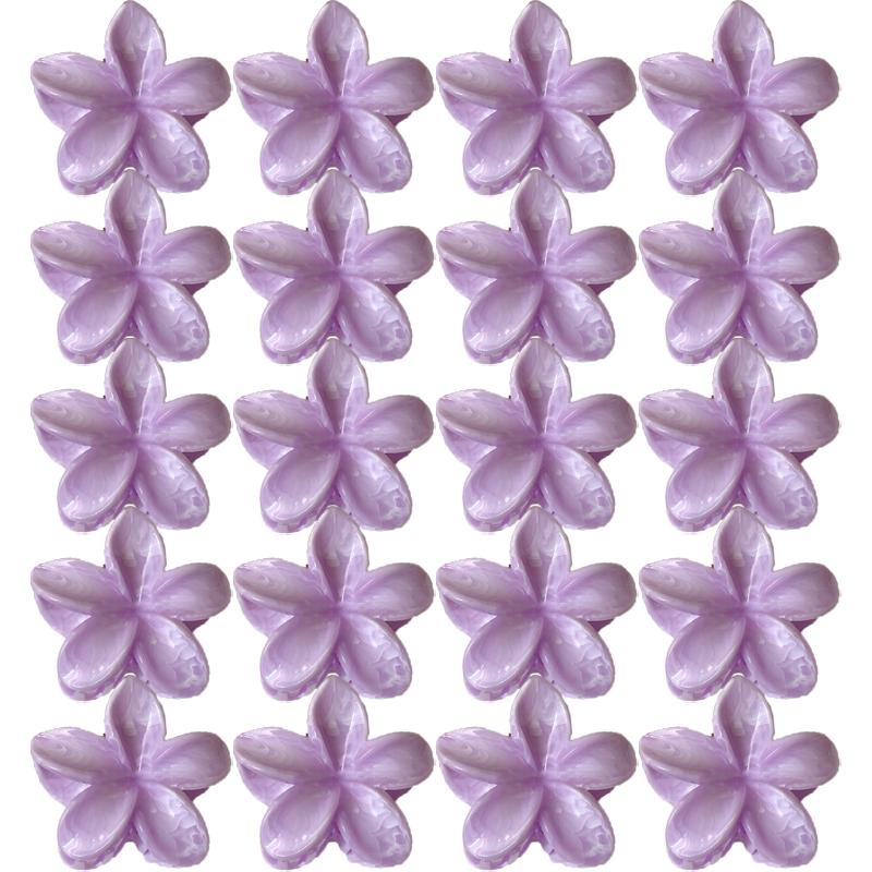 Farbverlauf Frangipani Haarspange Damen Vielseitig Süß Resort Fee Haifisch-Clip Vintage Haaraccessoires