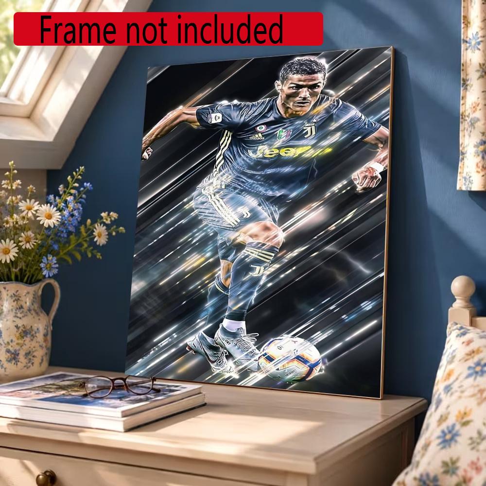 Juventus 5D Round Diamond Painting Kit Diamond Embroidery Painting Rhinestones Mosaic Frameless Handwork Decoration Arts
