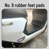 Slitstarka Halkfria Gummifötter för Ninebot M95CMAX Pedaler - Läder Dammskyddstillbehör
