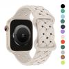 Pulseira esportiva de silicone trançado para Apple Watch Band 44mm 40mm 45mm 49mm 38mm Pulseira respirável iwatch série 9 7 3 8 se ultra 2