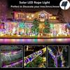 7m/12m/22m Solar Rope Lights Outdoor Fairy String Lights 8 Modes Decorative Lighting Trail Patio Pool Garden Party Christmas Decoration
