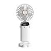Mini Ventilador De Mano Portátil USB Plegable Con Pantalla Digital Y Aroma Para Escritorio