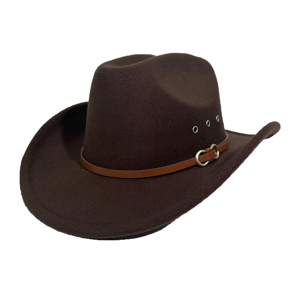 Hat Women'S Western Cowboy Hat Men'S Ethnic Edge Top Hat Jazz Hat