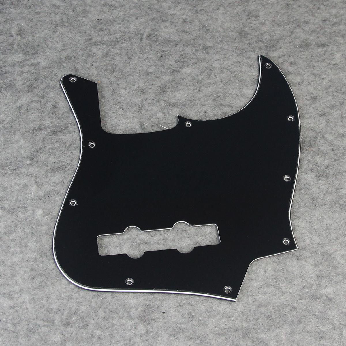 

FLEOR 1PCS 10-Hole Bass Pickguard Jazz JB Guitar Scratch Plate and Screws for 4 String Bass