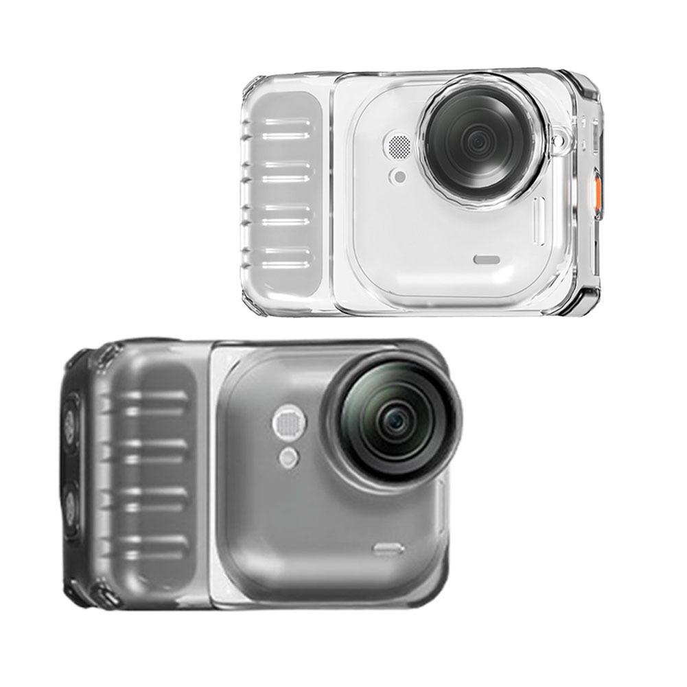 For Insta360 Go Ultra Protective Cover TPU Anti Drop Ice Sensing Heat Antifall With Lens Cap Lanyard Dissipation Protective Case