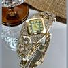 Light luxury full diamond high-end bracelet women's watch niche high-end retro bracelet quartz watch
