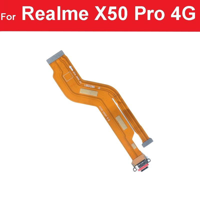 USB Charging Board Dock Flex Cable For Realme X50 Pro X7 Pro X3 X2 Pro X Lite XT X USB Charger Port Connector Ribbon Parts