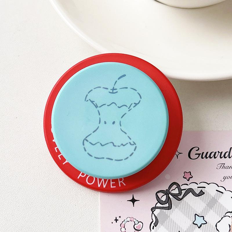 Cute Cartoon Tomato Magnetic Holder Magnetic suction sac mobile phone holder lazy desktop drama mobile phone case accessories