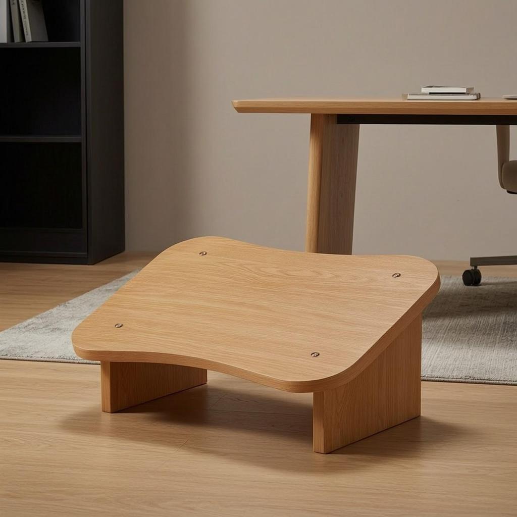 BeneathDesk Footrest Stool Stable Compact Supportive Under Desk Foot Rest for