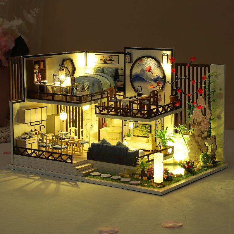 DIY Christmas Gift: M-029 Bamboo Rhyme Handmade Model Building Kit