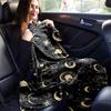 1pc Moon Printing Lightweight Flannel Blanket, Comfortable and Warm Blanket, for Camping Sofa Bed and Couch Office, Suitable for Gift Blanket