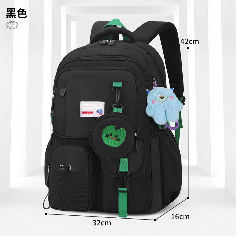 Korean Fashion Teen School Bags Middle School Students Rucksack Girls Cute Backpacks Large-Capacity Multiple Pockets Book Bag