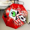 1PC Fc Crest Design Printed Umbrella Folding umbrella, automatic umbrella 8-Frame for Travel, camping Fan gifts Christmas Gifts