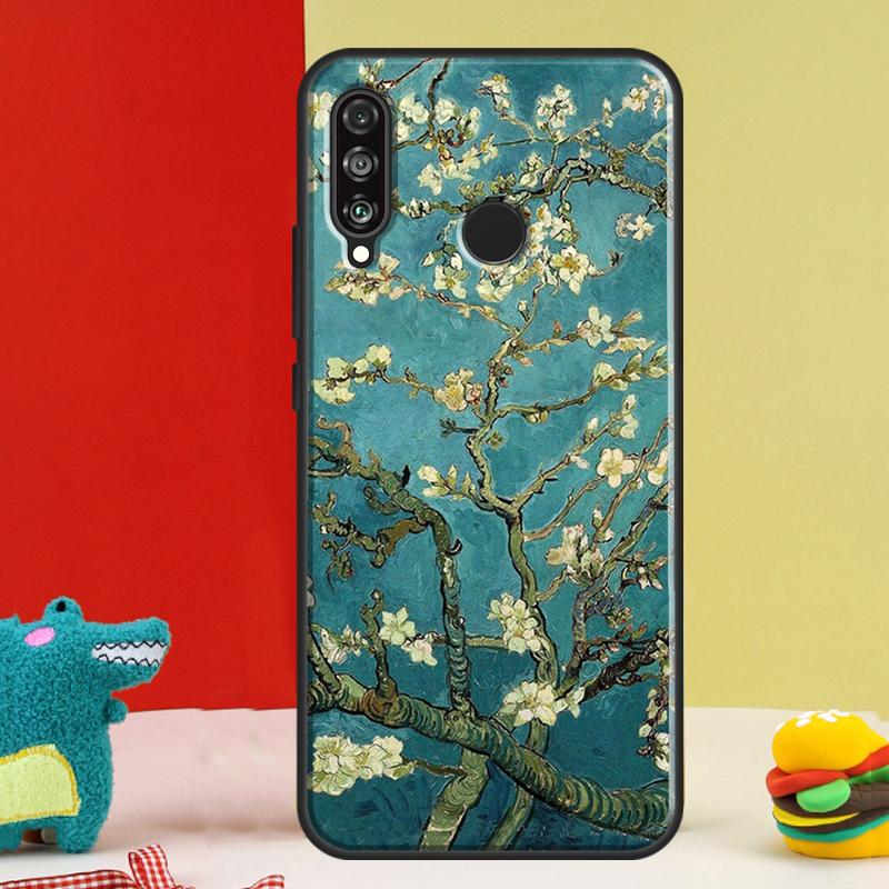 Oil Painting Art For Huawei Nova 12i 12s 11i 5T 9 10 SE Y91 Y90 Y60 Y70 Y72 Y61 P60 Pro P20 P40 P30 Lite Case