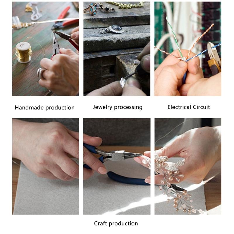 4Pcs Jewelry Making Tool Wire Cutter Round Nose Pliers Set Jewellery Making Tool for Jewellery Making Jewellery Repair