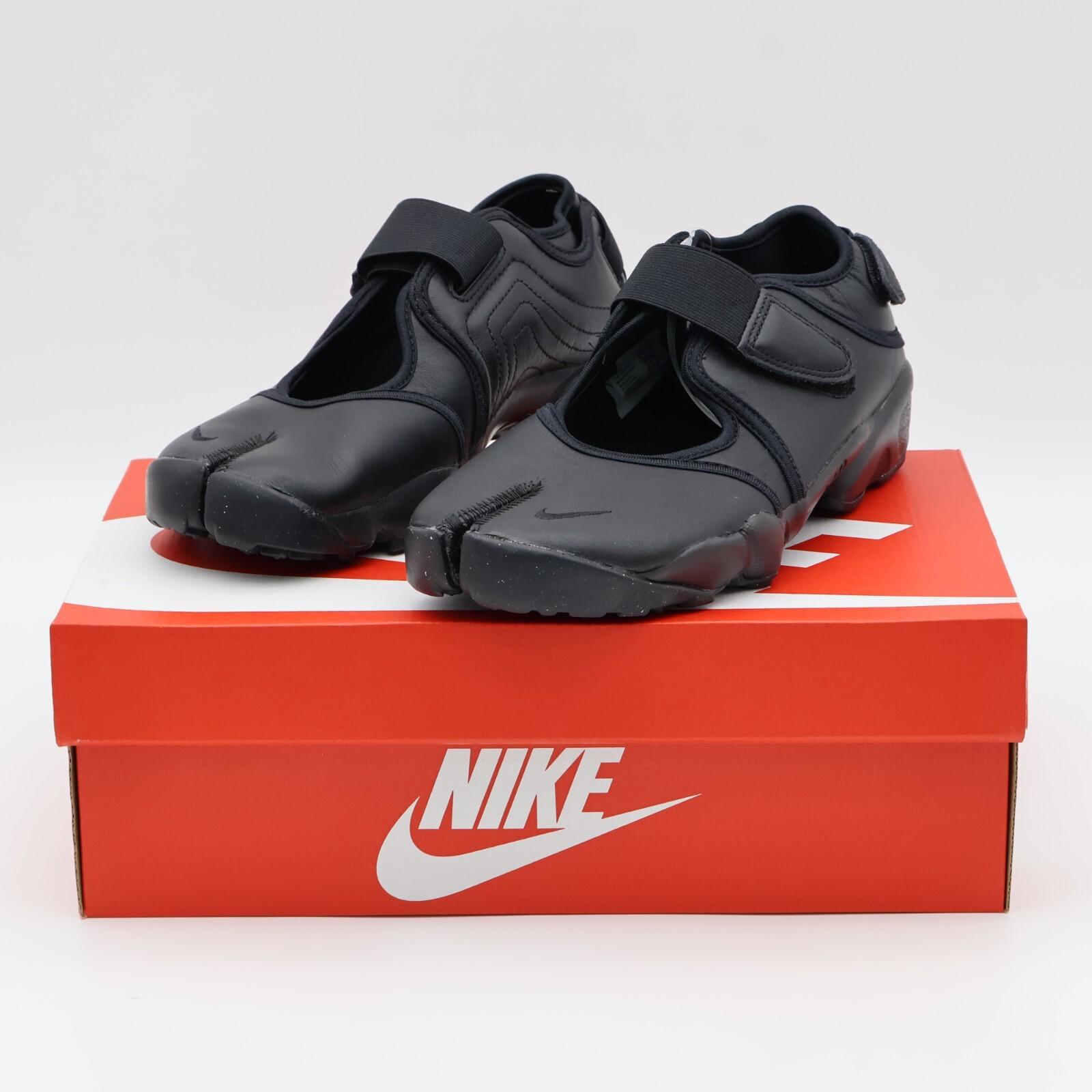 HM5737-002 Nike Air Rift Кожаные Черные (Женский) 5W