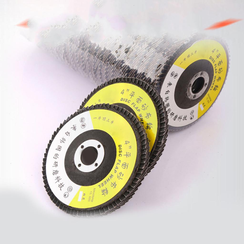 30Pcs Flap Disc Thickened Wear Resistant Sanding Discs High Density Abrasive Grinding Wheels for