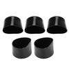 5PCS Round End   63mm 2.5 Inch Synthetic Rubber     Screw Thread Protector Covers for PVC Round Tube