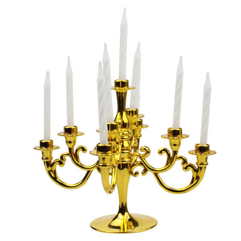 Europäische Retro Kerzenständer Geburtstagstorte Kerze Dekoration