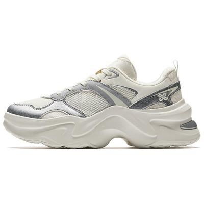 Abrasion Resistant Lightweight Wear Resistant And Lightweight Low Top Casual Shoes Women's White Silver 922528821-3
