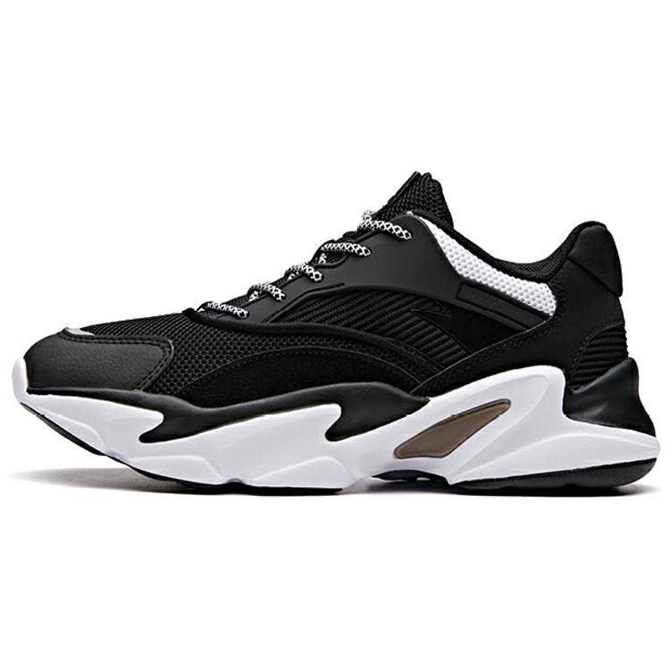 

Anta Retro Sports Shoes Women Sneakers Black White 12848883-1