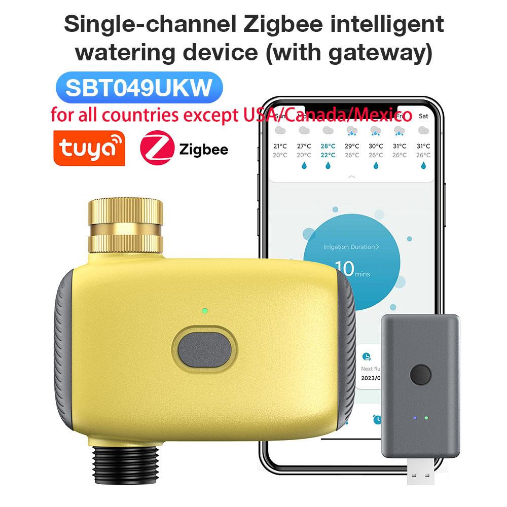 

Tuya Розумний Zigbee Таймер поливу Інтелектуальна система поливу Таймер для дощувачів РК-дисплей Блок керування шлангом Smart Life