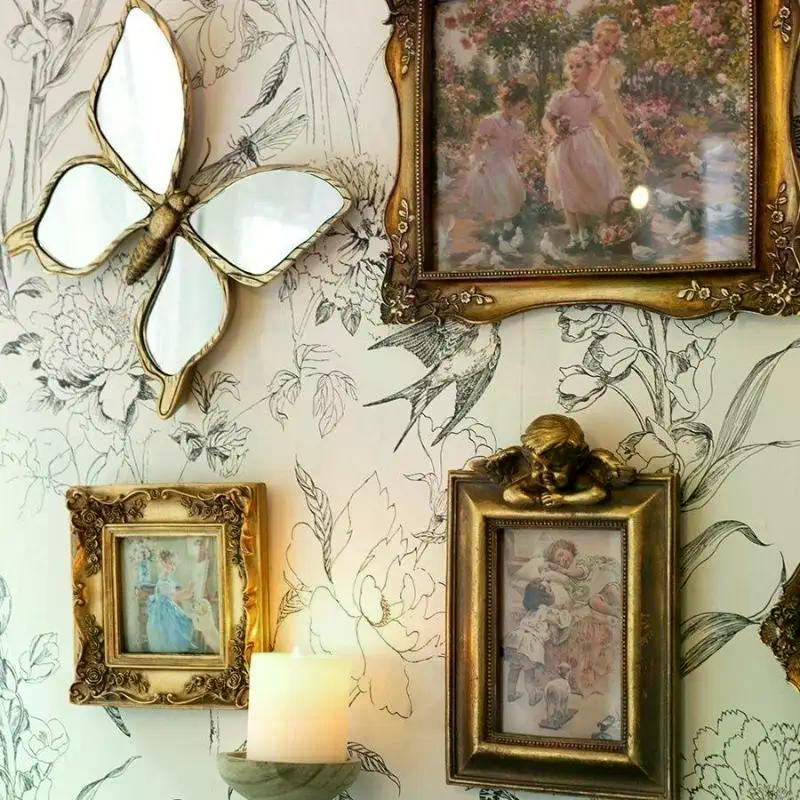 1PC Creative Resin Material Gold Animal Home Decoration Craft Wall Hanging Decor Home Party Creative Hanging Decoration