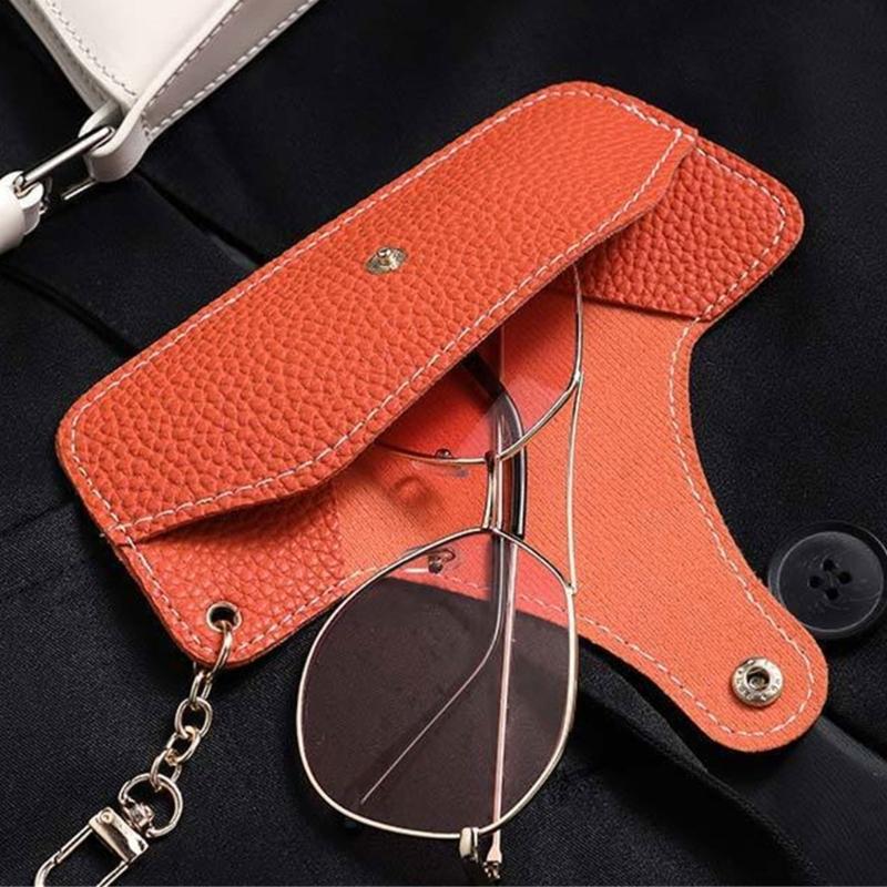 Eyeglasses Case PU Carrying Case Glasses Holder Reading Glasses Case For Women Eyeglass Holder Pouch