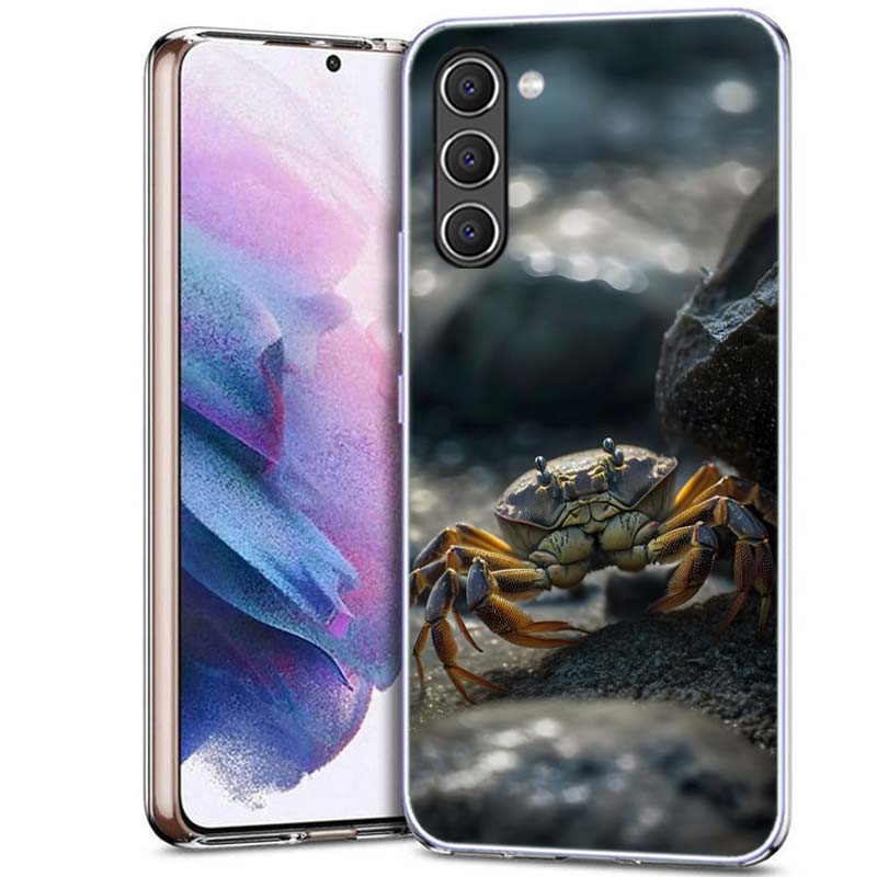 Unique Animal Crab Phone Case for Samsung A54 A14 A24 A34 A17 A37 A57 A55 A35 A25 A15 A13 A23 A33 A53 A07 A05S A04S A03 A73 Gala