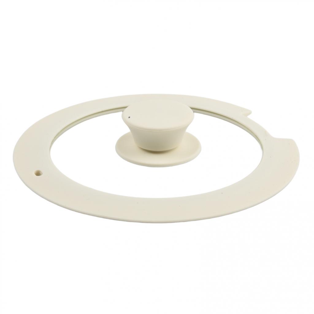Sleek Black White Silicone Lids Available In Size Range of 18cm To 26cm