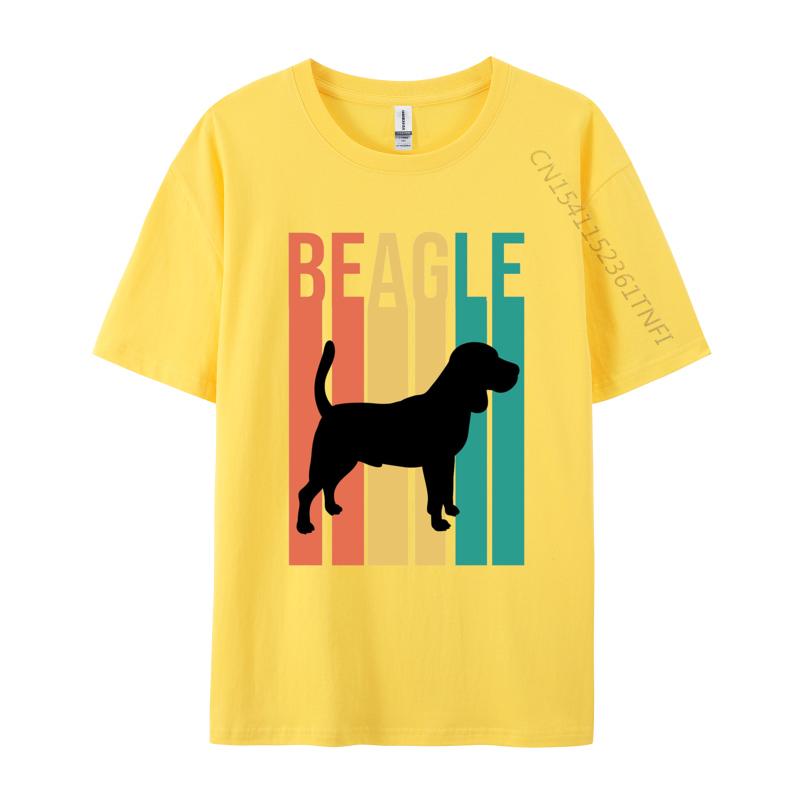Beagle T Shirt Funny Dog Lover Shirt For Men Casual On Sale Cotton Tops Shirts Dog Silhouette Camisa for Men