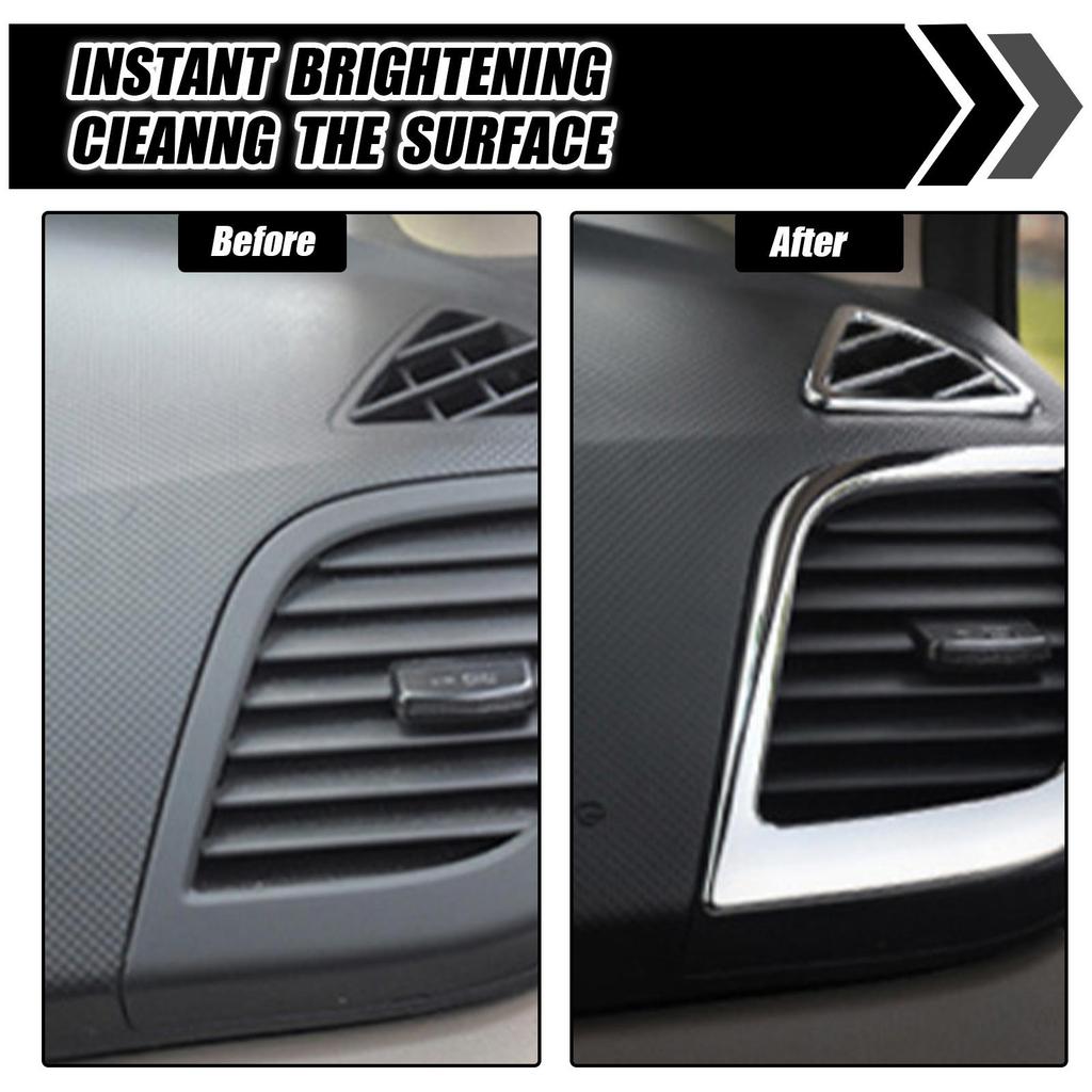 Rayhong Automotive Plastic Renovator (30ml/50ml/100ml) Dashboard Wax Maintenance Gloss Cleaning Interior Waxing Tool