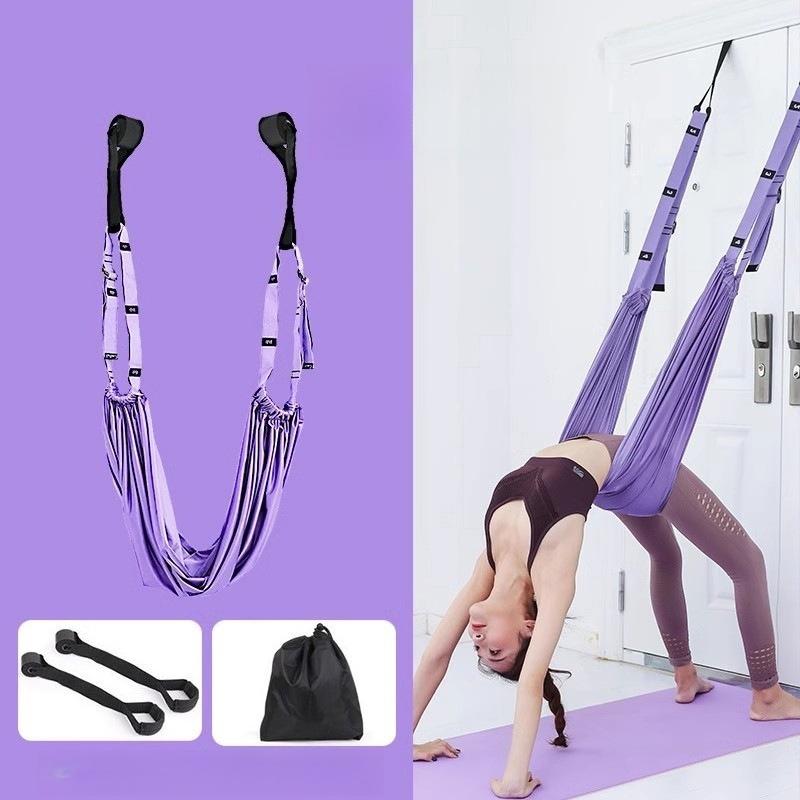 Aerial Yoga Suspension Cord Household Gym Gear Backbend Inversion Pull Loop Door-Mounted Stretch Belt Multifunctional