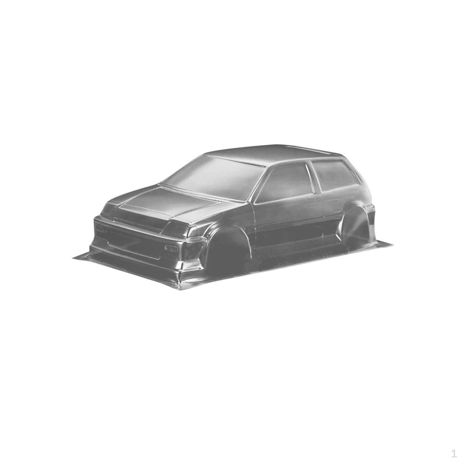 

1/10 RC Car Body Shell 8.27inch Wheelbase Hard Parts, Clear Finished for